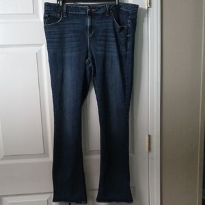 Simply Vera Vera Wang Denim Boot cut Mid Rise Sz 16 NWOT